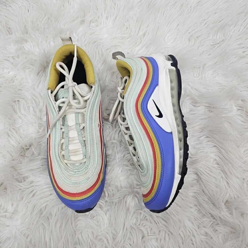 Nike Air Max 97 Summit White Obsidian Sapphire DH5724-100 Size 10 Women's
